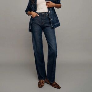 Reformation Women's Blue and Navy Jeans